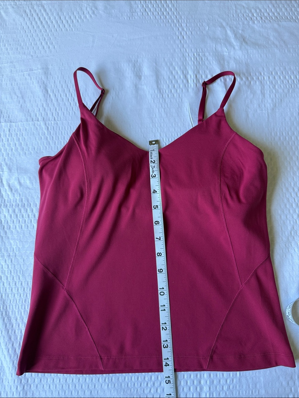 lululemon athletica Pink Magenta Scoop-Back Adjustable-Strap Camisole - Picture 6 of 8